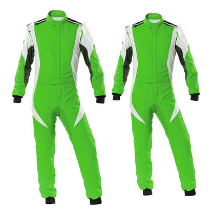 Green Go Kart Racing Suit Men