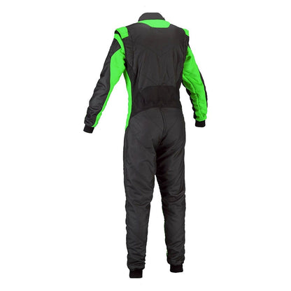 Kart Race Cordura One Piece suit - Black Green