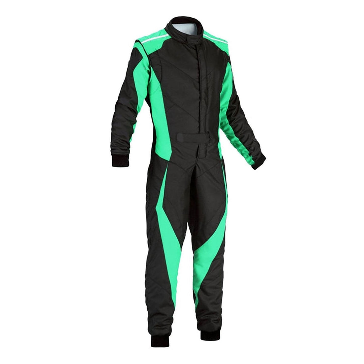 Kart Racing Cordura One Piece suit - Black Green