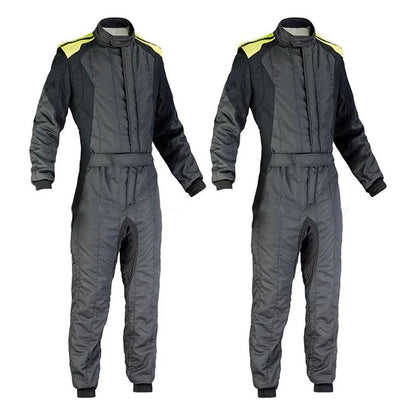 Karting Gray Cordura One Piece Race Suit