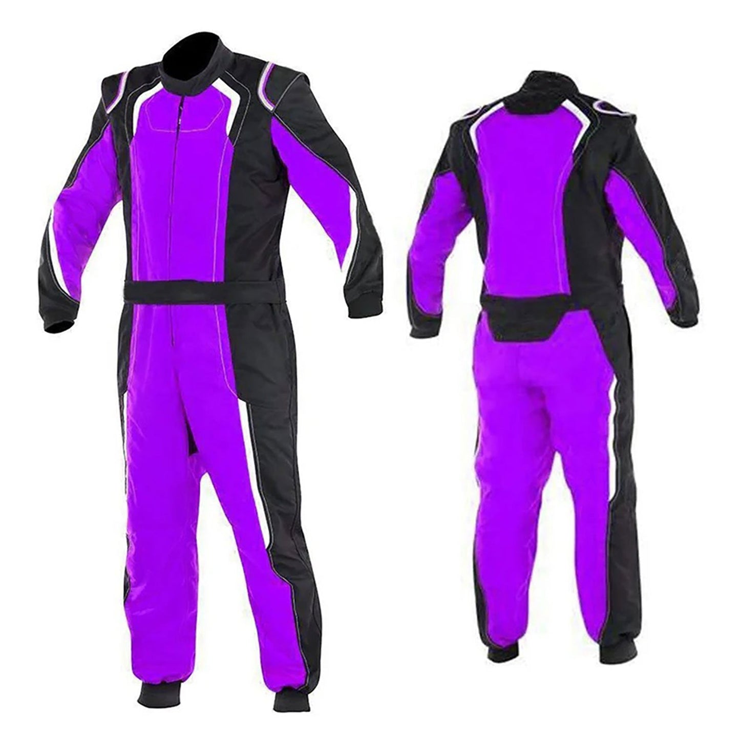 Karting Race Costume - Black/Violet