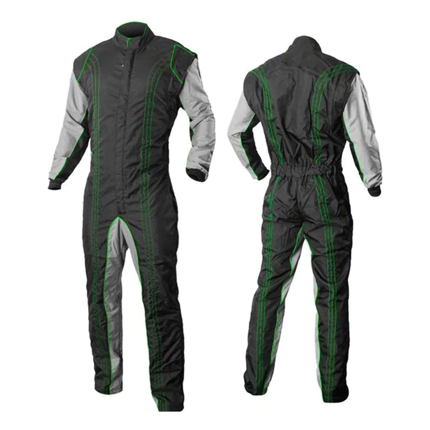 Karting Race Suit Black & Gray