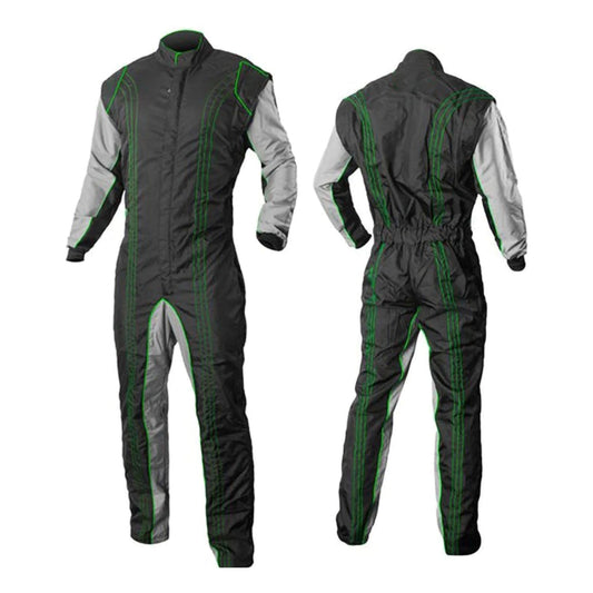 Karting Race Suit Black & Gray