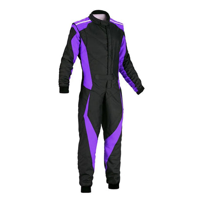 Karting Racing Cordura One Piece suit - Black, Violet