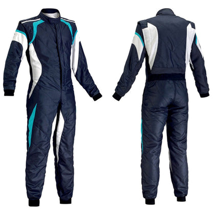 Navy Go-Kart Racing Suit