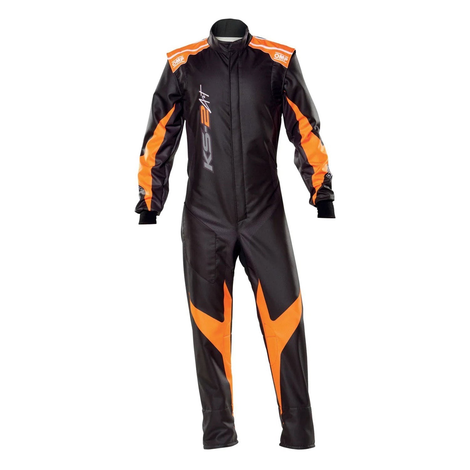 OMP Black/Orange KS-2 ART Karting Suit - GPX Wear