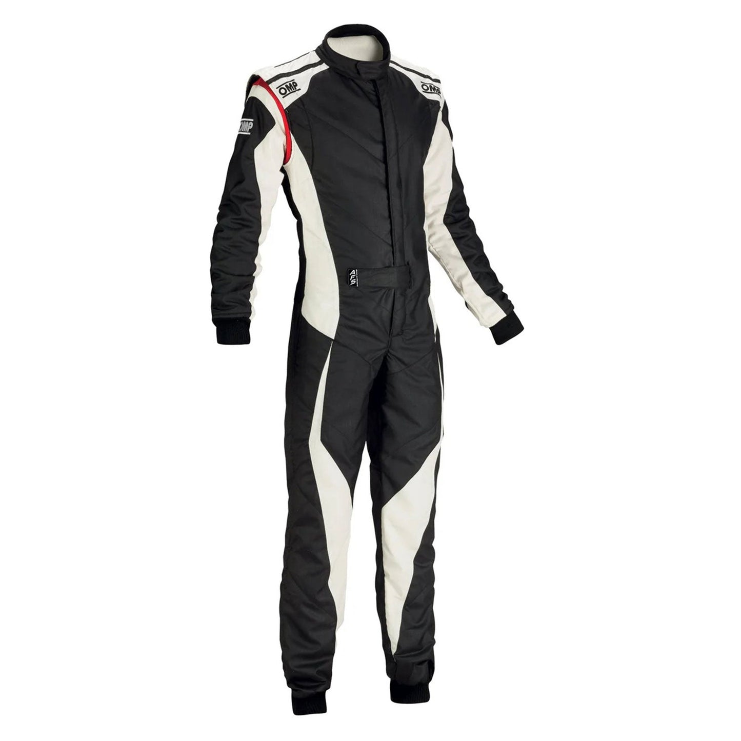 OMP Black White Tecnica Evo Racing Suit - GPX Wear
