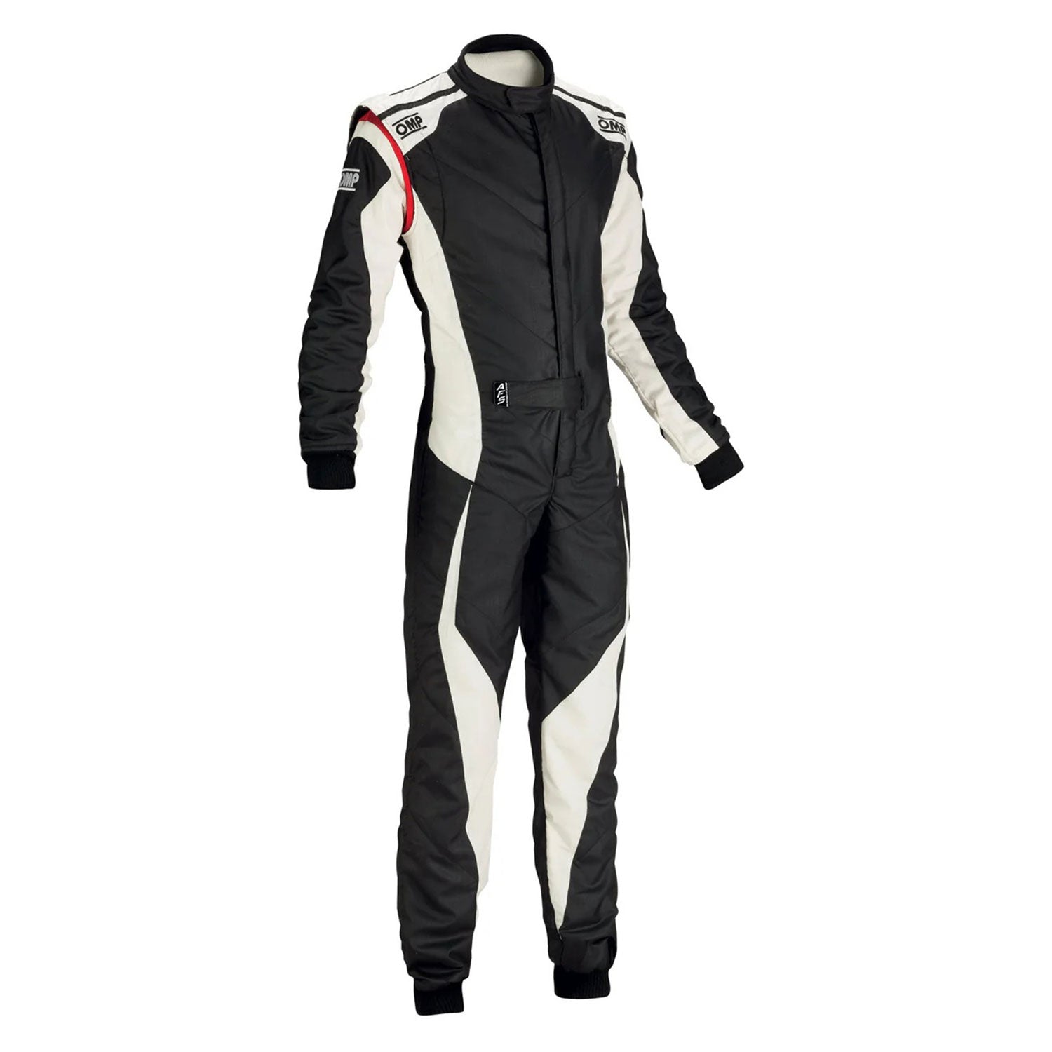OMP Black White Tecnica Evo Racing Suit - GPX Wear