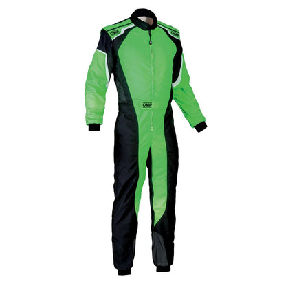 OMP KS-3 FLUO Green Go Kart Racing Suit - GPX Wear