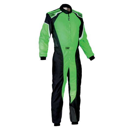 OMP KS-3 FLUO Green Go Kart Racing Suit - GPX Wear