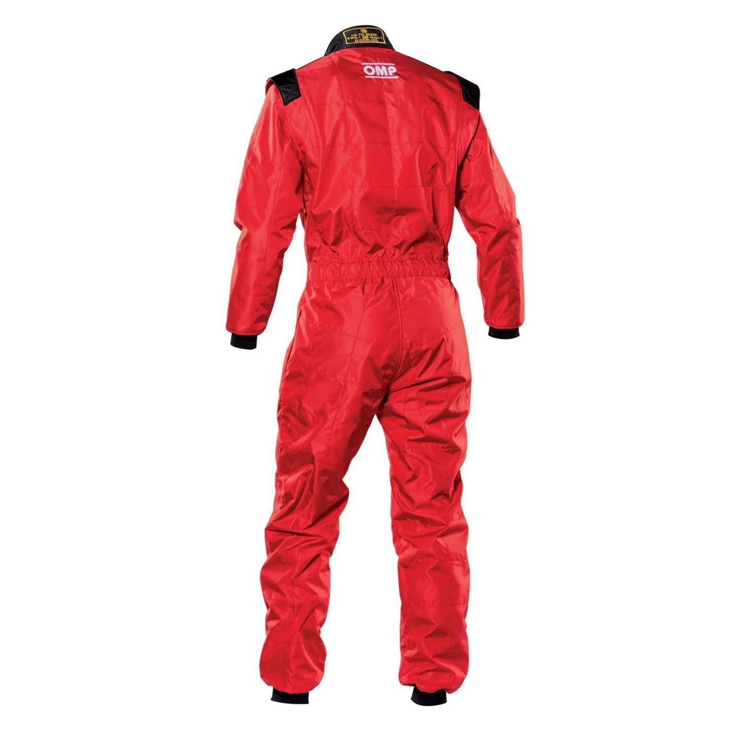 Back View Of OMP KS-4 Karting Suit - Red - GPX Wear