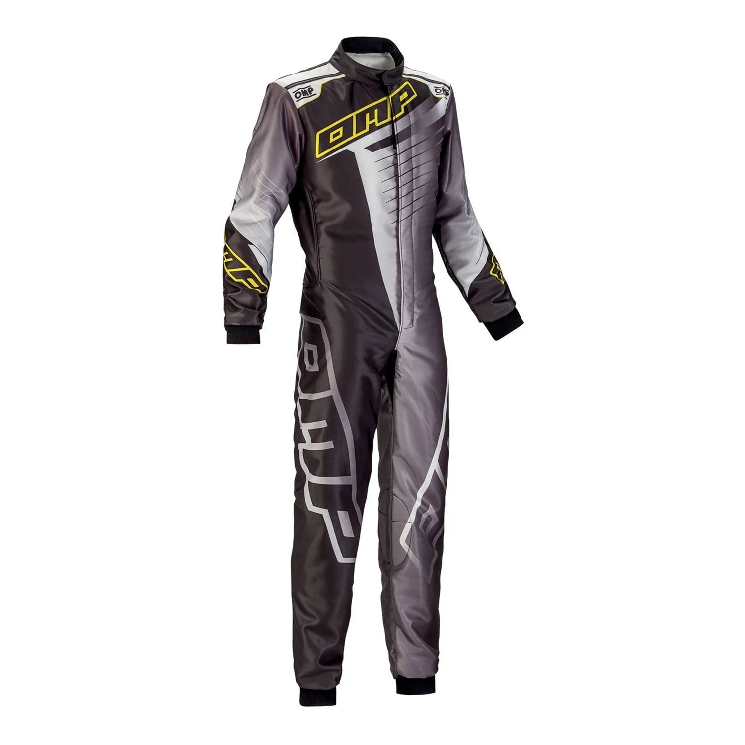 OMP KS 1-R Gray, Black Karting Suit - GPX Wear