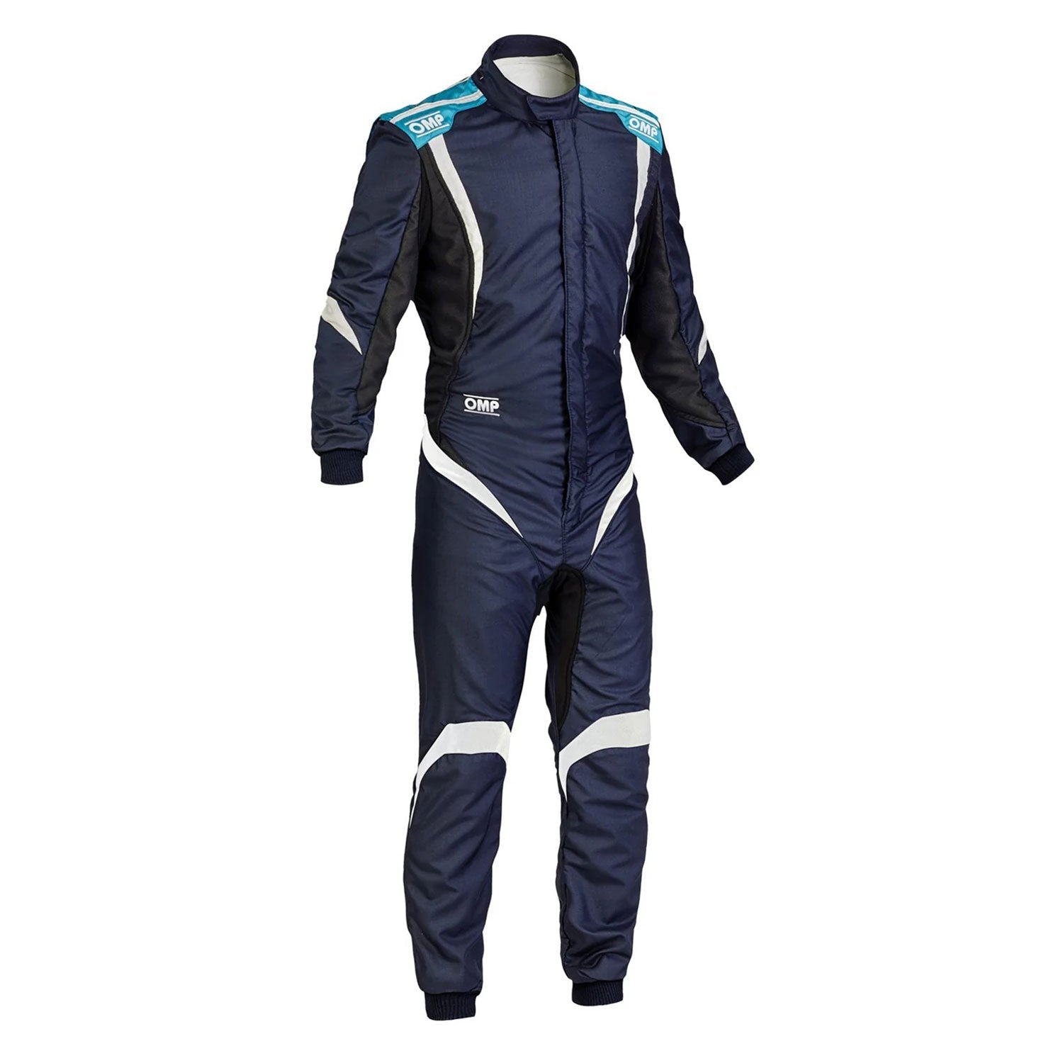 OMP ONE-S1 Blue White Go Kart Racing Suit - GPX Wear