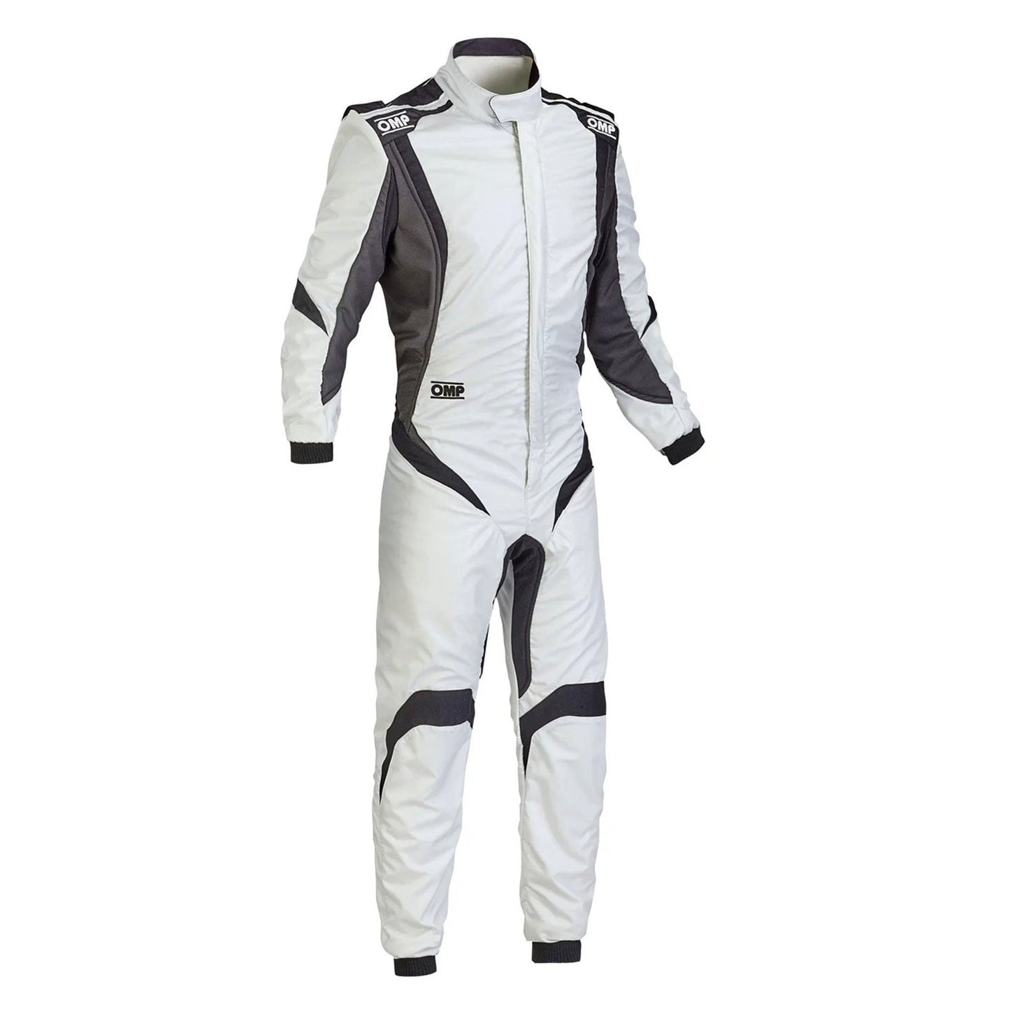 OMP ONE-S1 White Black Go Kart Racing Suit - GPX Wear