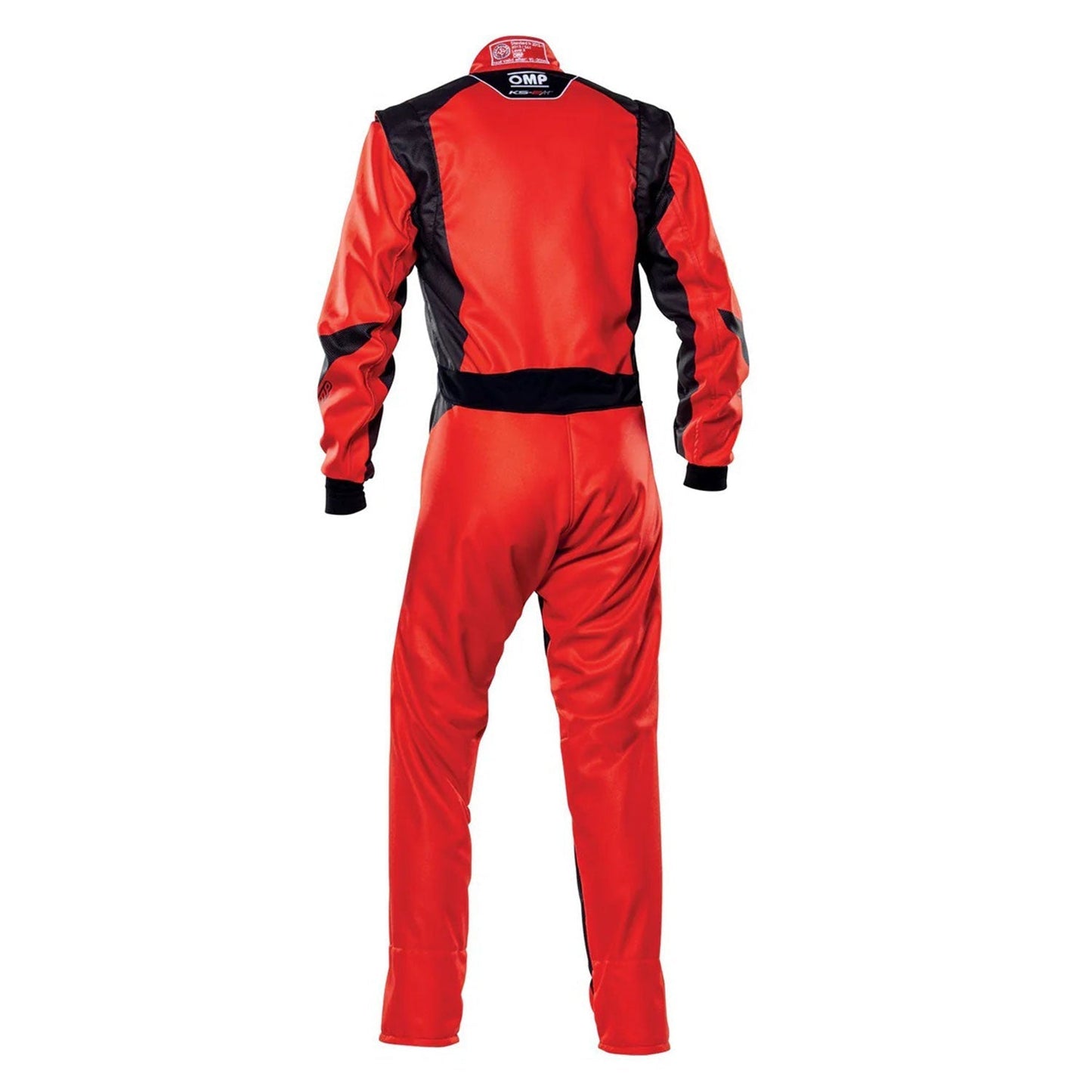 Back View of OMP Red KS-2 ART Karting Suit - GPX Wear