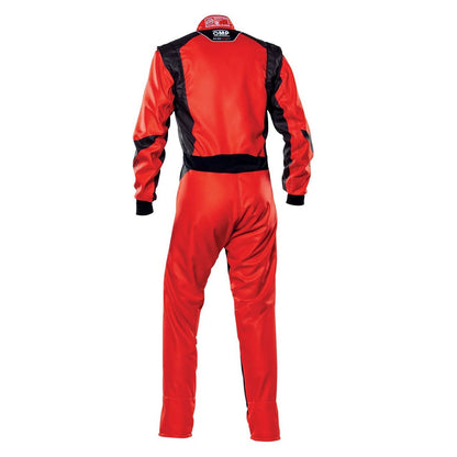 Back View of OMP Red KS-2 ART Karting Suit - GPX Wear