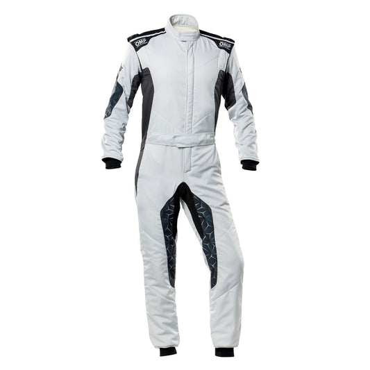 OMP TECNICA HYBRID Racing Suit - White and Black - GPX Wear