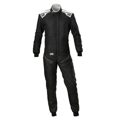 OMP Tecnica Go-Kart Racing Suit - Black - GPX Wear