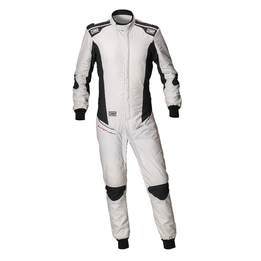 OMP Tecnica Go-Kart Racing Suit - White - GPX Wear