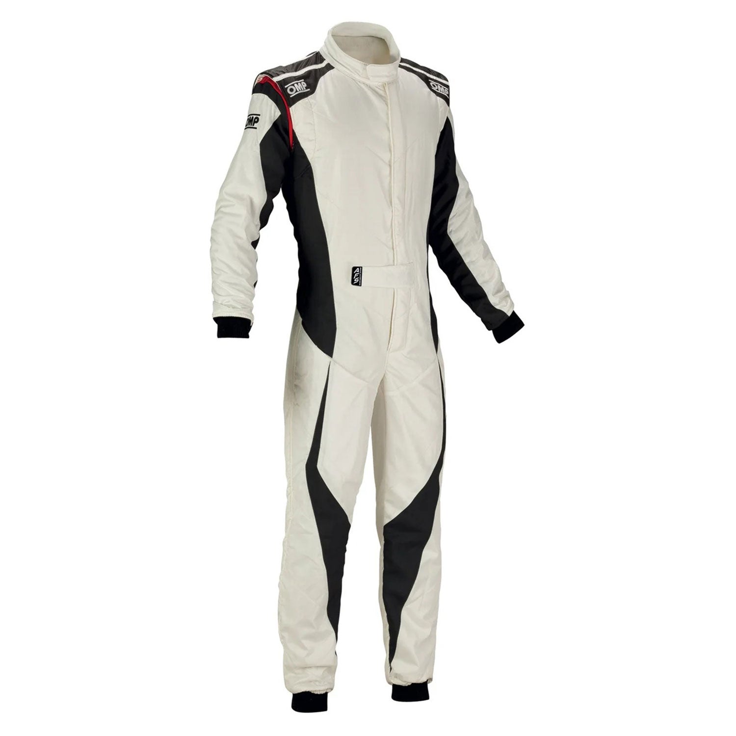 OMP White Black Tecnica Evo Racing Suit - GPX Wear