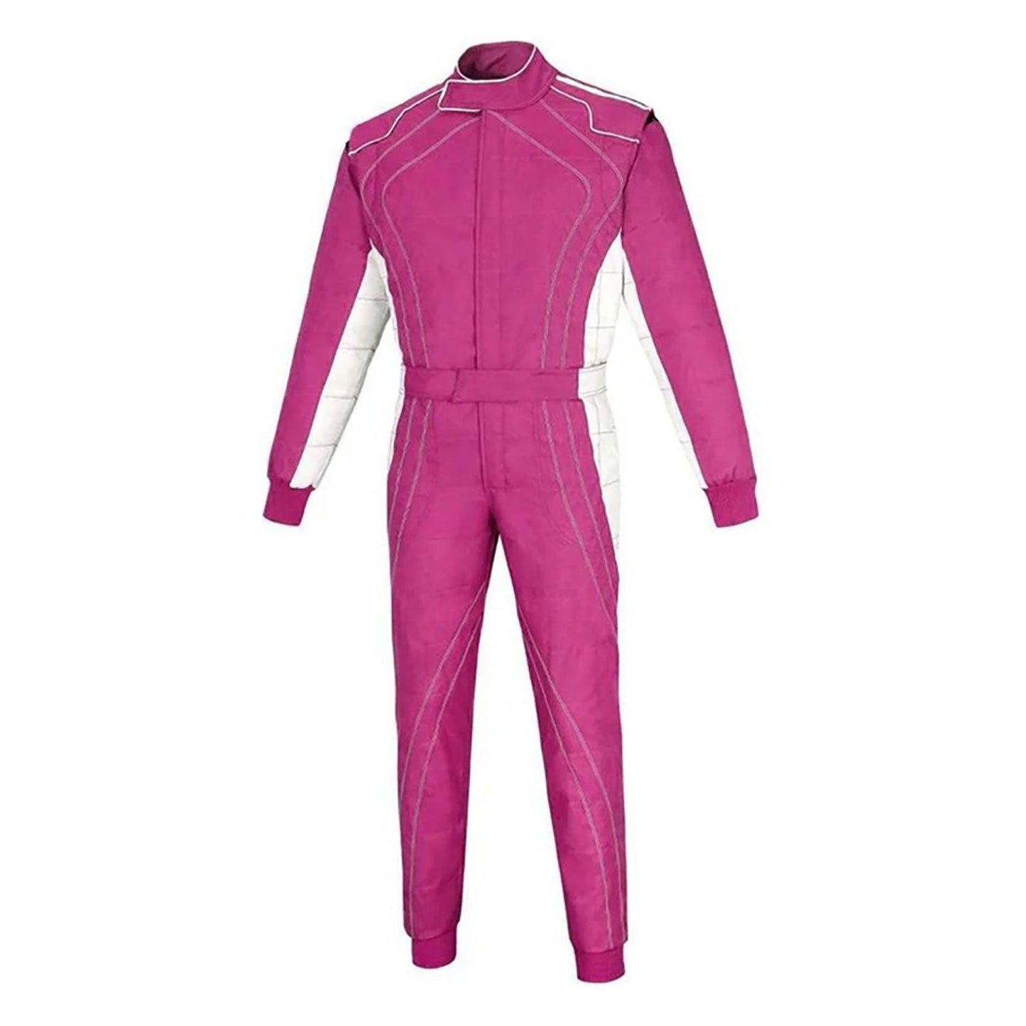 Pink Go-Kart Driver Racing Attire