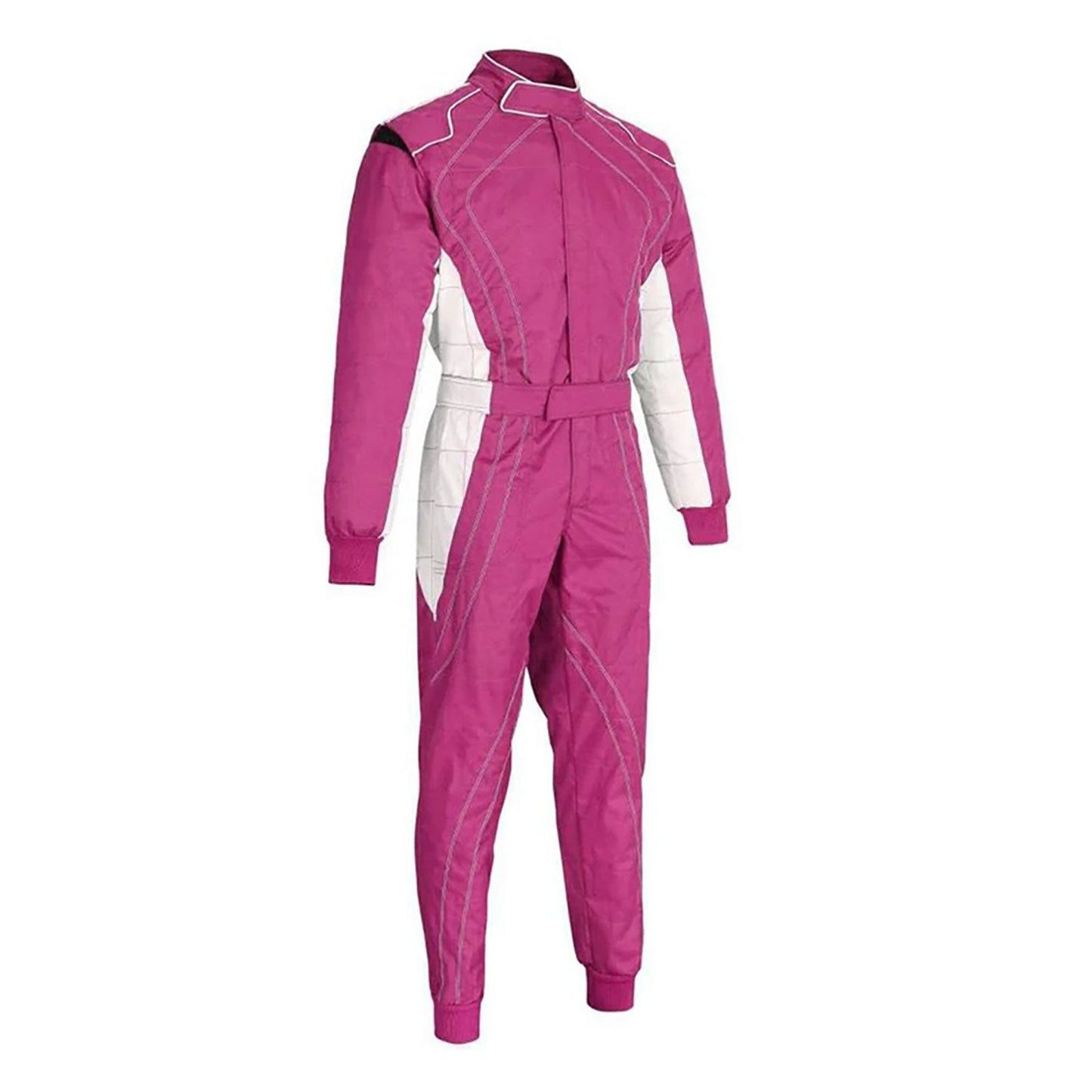 Pink Go-Kart Driver Racing Attire