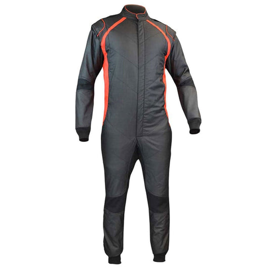 Plain Black Go Kart Racing Outfit
