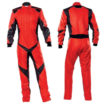 Plain Red Go Kart Racing Outfit