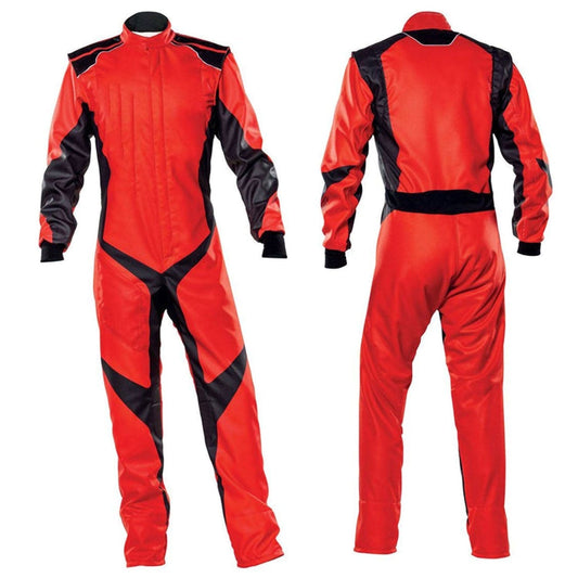 Plain Red Go Kart Racing Outfit