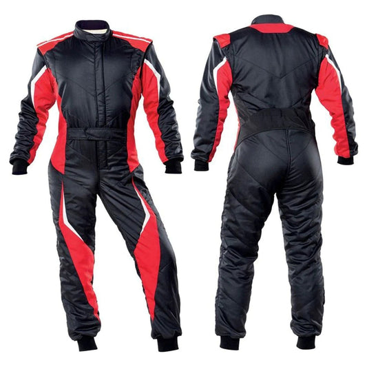Red Custom Go Kart Racing Suit