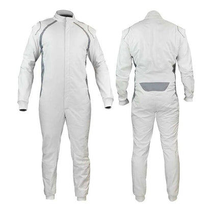 White Karting Racing Costume